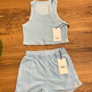 Muscle tank and short set